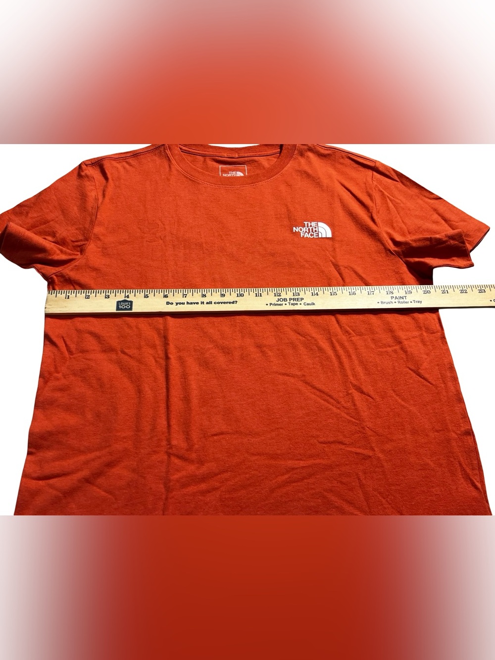 The North Face Evo Edge Short Sleeve Tee Women’s Medium Mars Dust Orange Relaxed - Picture 4 of 10